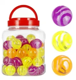 pilka-kauczukowa-3cm-spirala-neon-mix-mega-creative-536516-60-sztuk