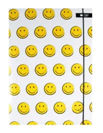 teczka-z-gumka-a4-biala-fun-buzki-happy-color