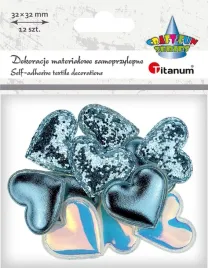 ozdoba-materialowa-titanum-serca-samoprzylepne-metal-niebieski