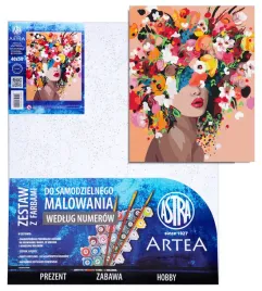 malowanie-po-numerach-40x50cm-portret-w-kwiatach