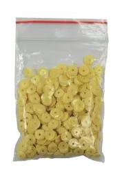 cekiny-lamane-matowe-10g-6mm-zolty