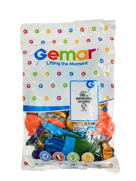 balony-gemar-mix-metaliczne-b76-material-lateks