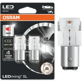 osram-zarowka-led-p21-5w-red-czerwona-stop