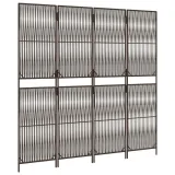 parawan-4-panelowy-brazowy-polirattan-producent-vidaxl