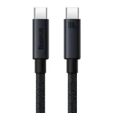 kabel-baseus-usb-typ-c-usb-typ-c-1-m-100w-czarny-oplot-stan-nowy