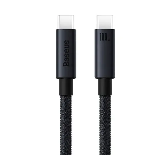 kabel-baseus-usb-typ-c-usb-typ-c-1-m-100w-czarny-oplot-dlugosc-przewodu-1-m