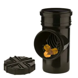 czyszczak-rynnowy-fi-110-z-sitkiem-rewizja-rury-spustowej-pp-czarny