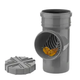 czyszczak-rynnowy-fi-110-z-sitkiem-rewizja-rury-spustowej-pp-szary