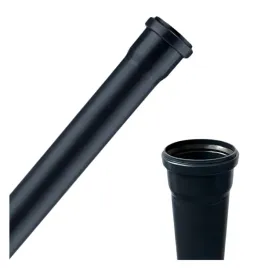 rura-spustowa-krociec-fi-50-1000-pp-uv-grafit-z-uszczelka-do-deszczowki