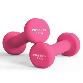hantle-powlekane-gumowane-stale-proiron-2x-1-kg-rozowe