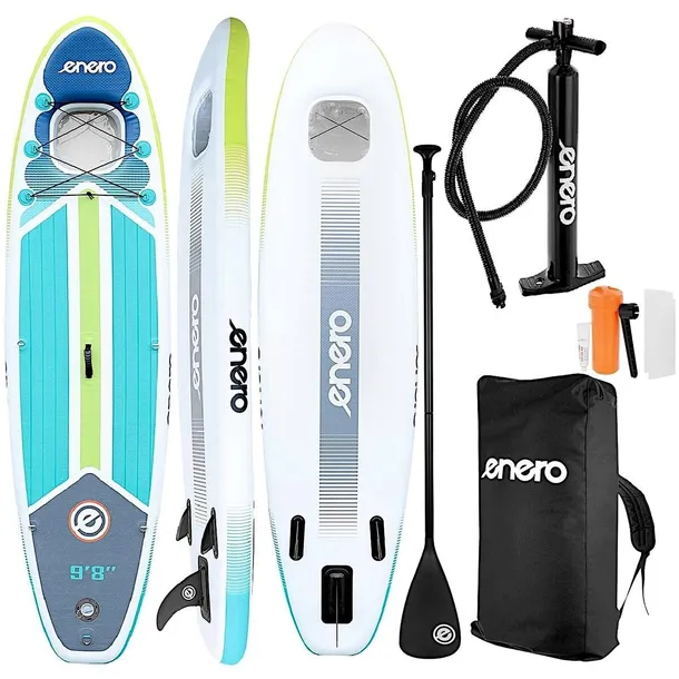 Deska SUP ENERO do pływania Pompowana STAND UP PADDLE Zestaw 320x81cm ENERO