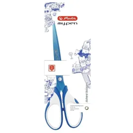 nozyczki-my-pen-18cm-niebiesko-biale