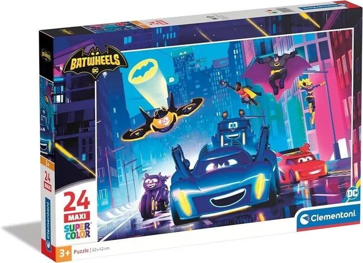 puzzle-24-maxi-super-kolor-batwheels