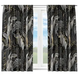 gotowe-zaslony-krotkie-na-zabki-tasmie-140x160-zaslona-do-kuchni-liscie-095