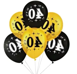balony-gumowe-40-urodziny-nadruk-zestaw-10-szt