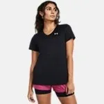 koszulka-damska-sportowa-under-armour-tech-ssv-solid-md-material-dominujacy-poliester