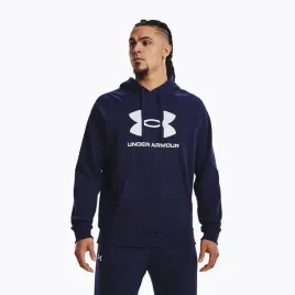 bluza-meska-z-kapturem-nierozpinana-under-armour-ua-rival-fleece-logo-xs