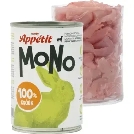 comfy-appetit-monobialkowa-karma-mokra-dla-psa-krolik-zestaw-6x400g