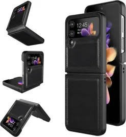 cresee-etui-skorzane-do-samsung-galaxy-z-flip-4-pancerne-mocne-czarne