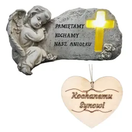 znicz-figurka-aniol-stroz-na-grob-syna-podswietlany-krzyz
