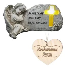 znicz-figurka-aniol-stroz-na-grob-brata-podswietlany-krzyz