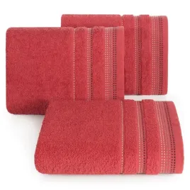 recznik-frotte-z-bordura-w-stylu-fastrygi-pola-70x140-czerwony