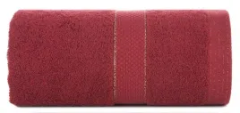 recznik-frotte-z-lsniaca-bordiura-bari-70x140-bordowy