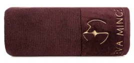 recznik-bawelniany-z-welurowa-bordiura-i-haftem-eva-minge-50x90-bordowy