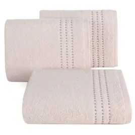 recznik-frotte-z-lsniaca-bordiura-fiore-70x140-jasny-rozowy