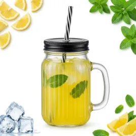 kubek-sloik-szklany-ze-slomka-do-wody-soku-napojow-ryflowany-450-ml