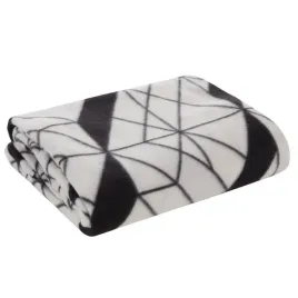miekki-koc-dwustrony-z-nadrukiem-geo-150x200-czarno-bialy