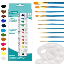 farby-akrylowe-pedzelki-paletka-pedzelki-akryle-zestaw-malarski-prezent