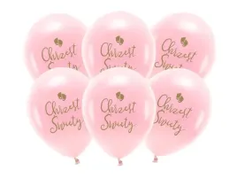 balony-eco-chrzest-swiety-rozowe-33cm-6-sztuk-eco33p-204-081rm-6x