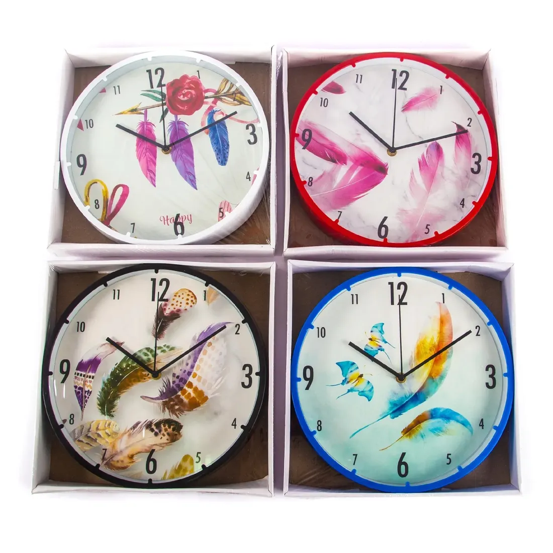 duzy-zegar-scienny-kolorowe-piorka-30cm-stan-nowy