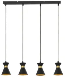 lampa-wiszaca-breda-4-plomienna-czarno-zlota