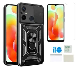 etui-pancerne-do-xiaomi-redmi-12c-slide-ring-czarny-folia-ochronna-tpu