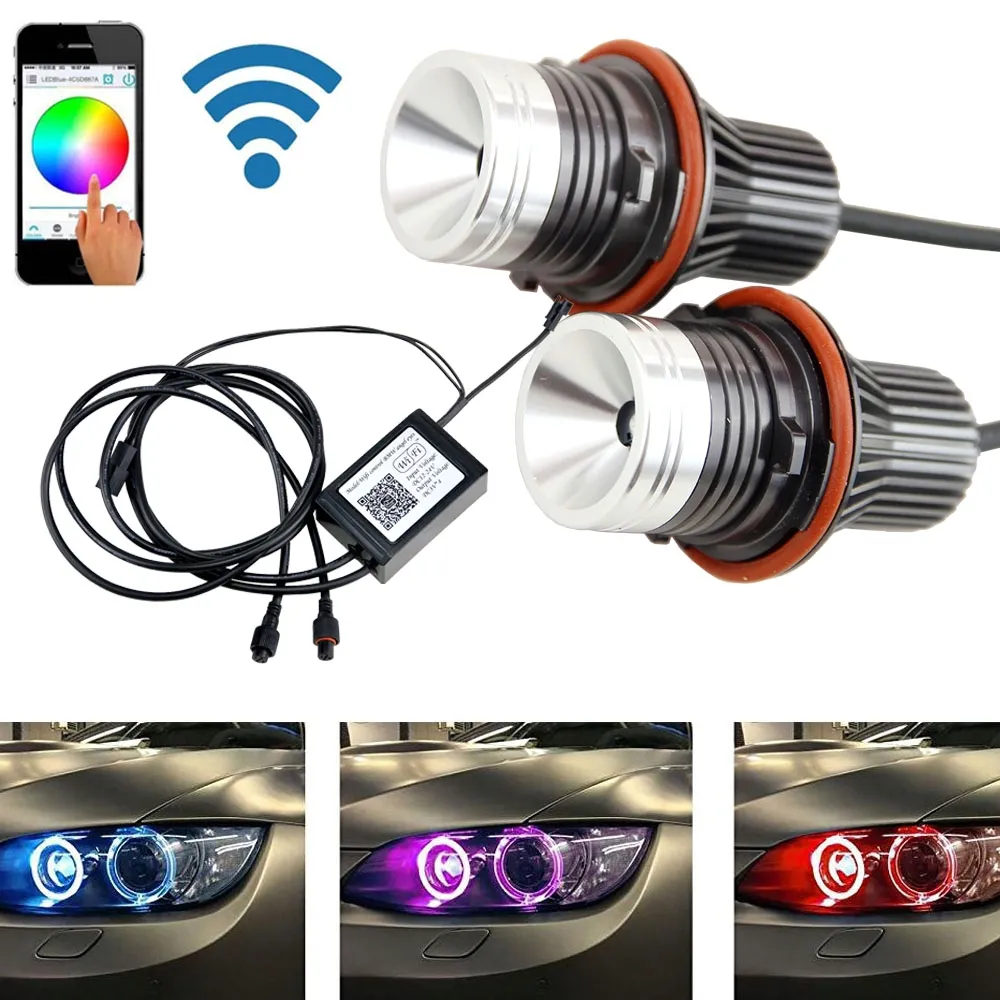 led-marker-ringi-bmw-e39-e60-e53-e83-40w-rgb-wi-fi-stan-nowy