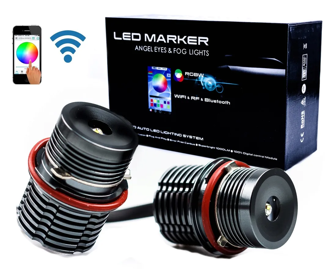 led-marker-ringi-bmw-e39-e60-e53-e83-40w-rgb-wi-fi-stan-nowy