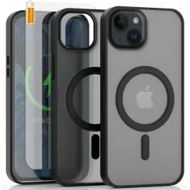 etui-do-apple-iphone-14-plus-do-magsafe-czarne-matowe-wzmacniane-szklo