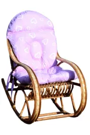 fotel-bujany-dla-dziecka-wiklinowy-poduszka-rozowa