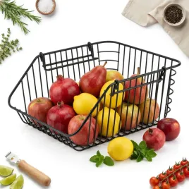 metalowy-kosz-na-owoce-warzywa-organizer-kuchenny-czarny-29cm-pietrowanie