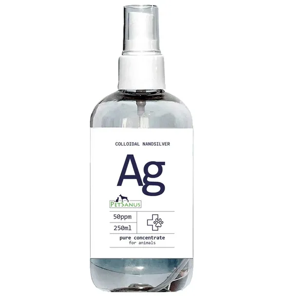 PetSanus Srebro Koloidalne Niejonowe 250ml NA RANY PSA