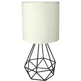 nowoczesna-lampa-stolowa-lampka-nocna-bialy-abazur-czarna-metalowa-podstawa