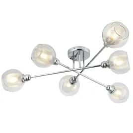 nowoczesna-lampa-sufitowa-szescioramienna-szklane-okragle-klosze-jadalnia