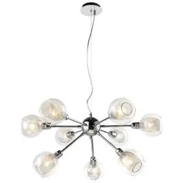 nowoczesna-lampa-wiszaca-osmioramienna-szklane-klosze-chromowana-jadalnia