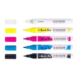 ecoline-brushpen-set-5-primary-pisaki-akwarelowe-karton-stan-nowy