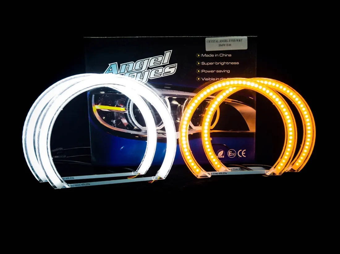 ringi-drl-2w1-kierunkowskazy-dzienne-bmw-e36-stan-nowy