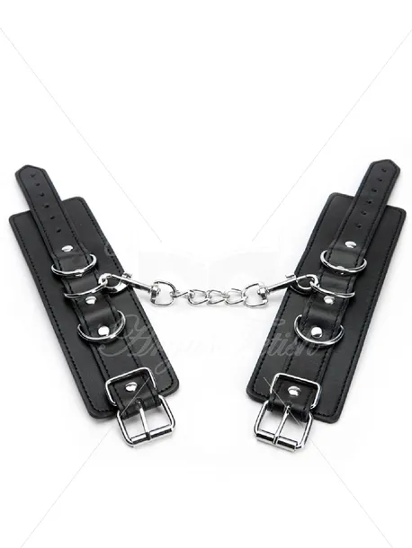 black-wrist-cuffs-stan-opakowania-oryginalne
