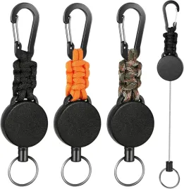 3szt-linka-zwijana-retraktor-smycz-brelok-karabinczyk-uchwyty-zestaw