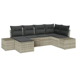 zestaw-sof-na-ogrod-z-poduszka-6-szt-jasnoszary-polirattan